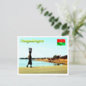 Burkina Faso - Ouagadougou - Barrage Ouaga - Postkarte (Stehend Vorderseite)