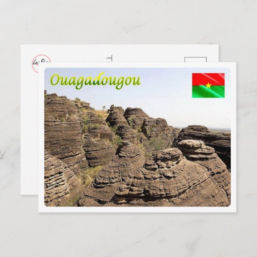 Burkina Faso - Ouagadougou - Gipfel Fabedougou - Postkarte (Vorne/Hinten)