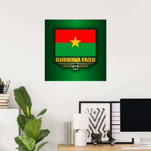 Burkina Faso Poster (Heimbüro)