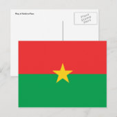 Burkina Faso Postkarte (Vorne/Hinten)