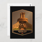 Burkina Faso Postkarte (Vorne/Hinten)