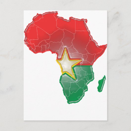 Burkina Faso Postkarte (Vorderseite)