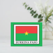 Burkina Faso Postkarte (Stehend Vorderseite)