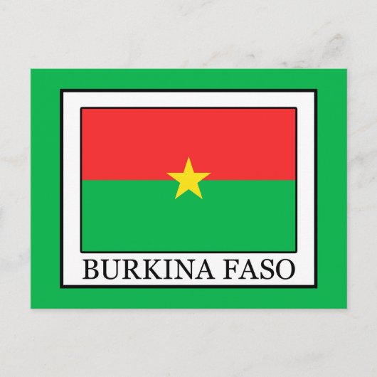 Burkina Faso Postkarte (Vorderseite)