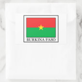Burkina Faso Rechteckiger Aufkleber (Tasche)