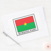 Burkina Faso Rechteckiger Aufkleber (Umschlag)