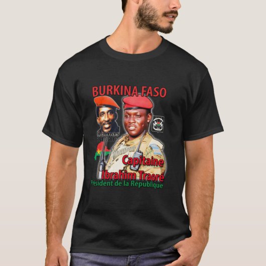 Burkina Faso - Thomas Sankara - Ibrahim Traore Pul T-Shirt (Vorderseite)