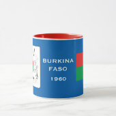 Burkina Faso Wappen-Klassiker-Tasse Tasse (Zentrum)