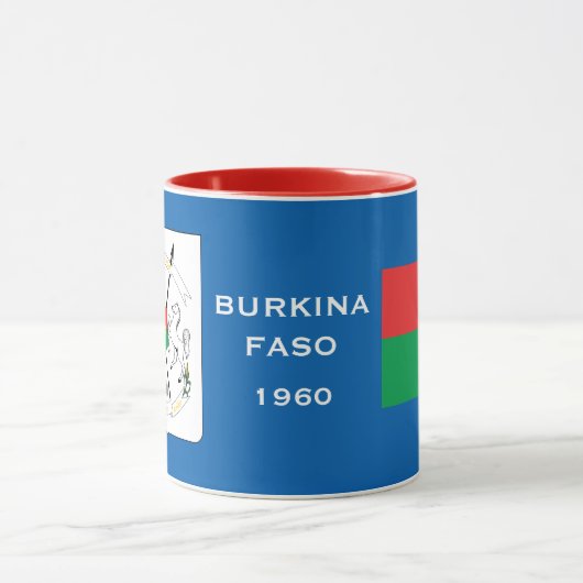 Burkina Faso Wappen-Klassiker-Tasse Tasse (Zentrum)