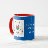 Burkina Faso Wappen-Klassiker-Tasse Tasse (Vorderseite Links)