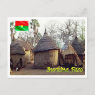 Burkina Faso - Zuhause - Postkarte