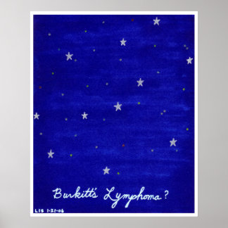 Burkitts Lymphomabdruck Poster
