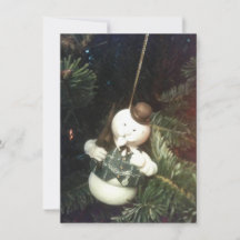 Burl Ives Snowman Weihnachtskarte