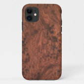 Burl Mahogany Holztextur Case-Mate iPhone Hülle (Rückseite)