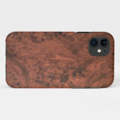 Burl Mahogany Holztextur Case-Mate iPhone Hülle (Rückseite (Horizontal))