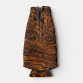 Burl Wood Mit Monogramm Flaschenkühler (Rückseite)