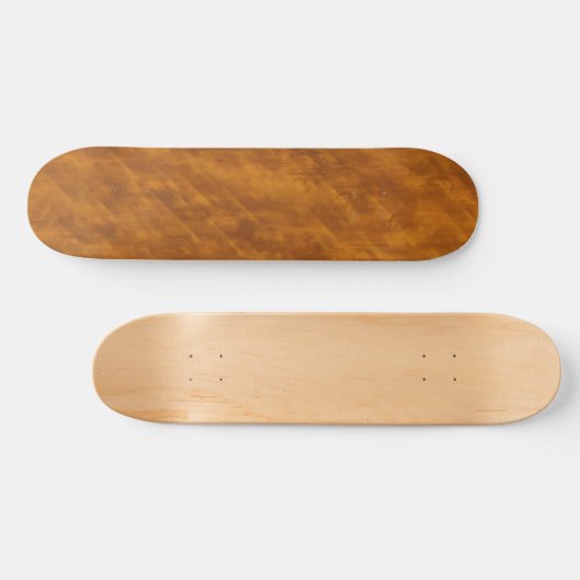 Burl Wood Skateboard (Horizontal)