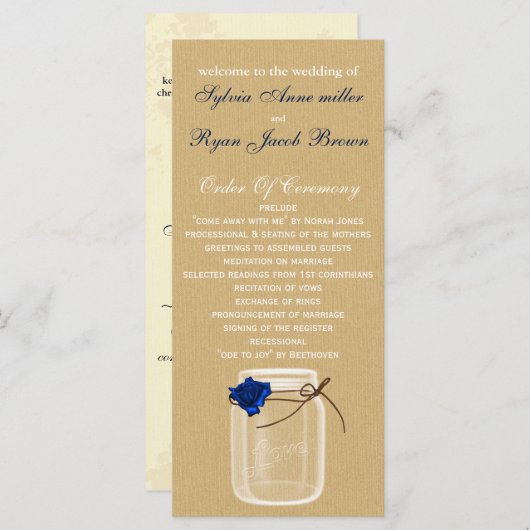 Burla, Marineblau-Rose Programm (Vorne/Hinten)