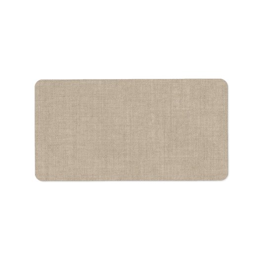 Burlap-Adressetikett Adressaufkleber (Vorne)
