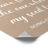 Burlap and Lace Ich habe das eine, mein Soul Liebe Poster (Ecke)