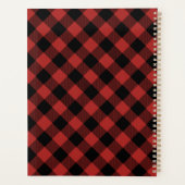 Burlap Apple Buffalo Kariert Teacher Planner Planer (Rückseite)