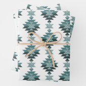 Burlap Aztec Pattern Geschenk Geschenkpapier Set (Beispiel)