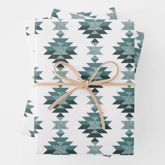 Burlap Aztec Pattern Geschenk Geschenkpapier Set (Beispiel)