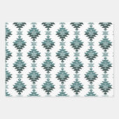 Burlap Aztec Pattern Geschenk Geschenkpapier Set (Vorderseite)