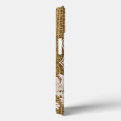 Burlap Country Lace Appli Girly Monogram IPAD Fall Case-Mate iPhone Hülle (Rückseite / Rechts)