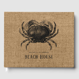 Burlap Crab Beach House Gästebuch