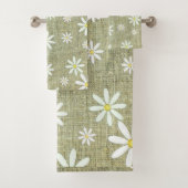 Burlap Daisy Handtuch Set (Insitu)