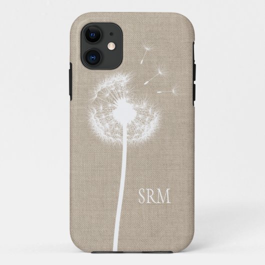 Burlap & Dandelion iPhone 5 Case-Mate Hülle (Rückseite)