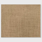 Burlap Geschenkpapier (Flach)