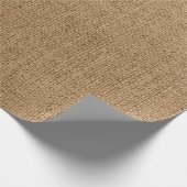 Burlap Geschenkpapier (Ecke)