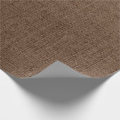Burlap Geschenkpapier (Ecke)