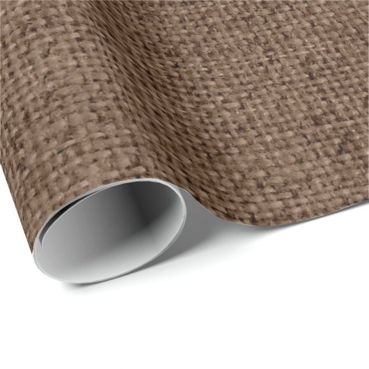 Burlap Geschenkpapier (Rolleneckpunkt)