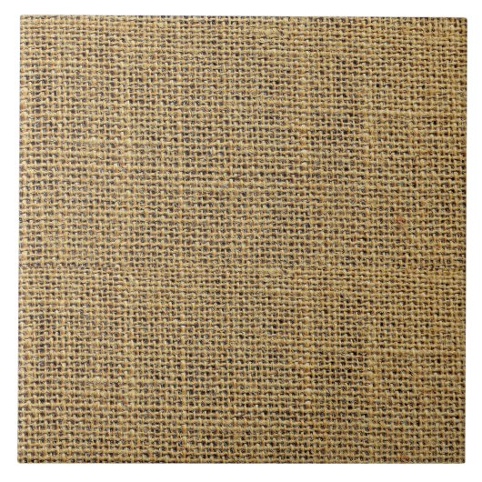 Burlap Jute Fliese (Vorderseite)