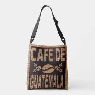 BURLAP KAFFEE BAG PURSE TASCHE IMITATE, GUATEMALA