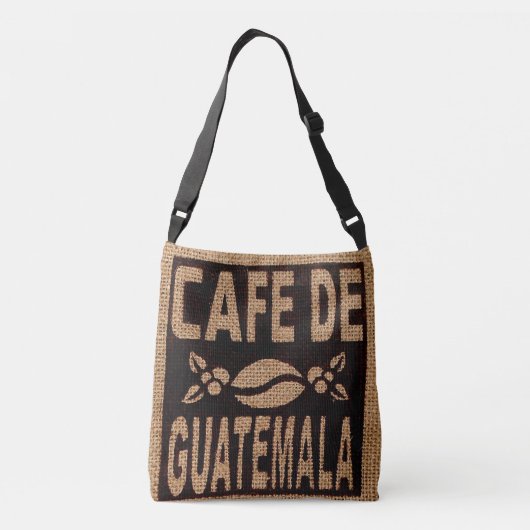 BURLAP KAFFEE BAG PURSE TASCHE IMITATE, GUATEMALA (Rückseite)