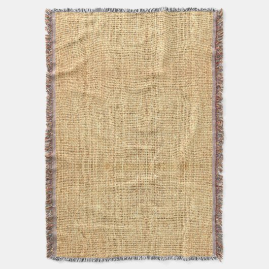 Burlap-Kaffeesack Decke (Vorderseite Vertikal)