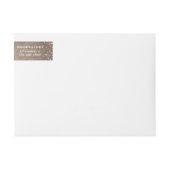 Burlap Lace silber Glitzer rustikales Land Hochzei (Vorderseite)