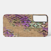Burlap-Look Bohemisch Inspiriert Telefoncase Samsung Galaxy Hülle (Rückseite (Horizontal))