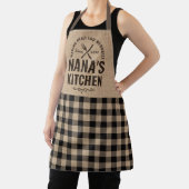 Burlap Nana Kitchen Geschenk Grandmas Vintag Rusti Schürze (InSitu)