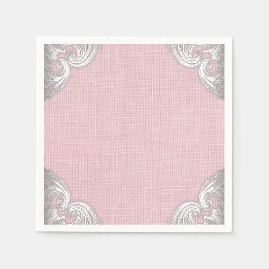 Burlap Paper Napkins Serviette (Vorderseite)