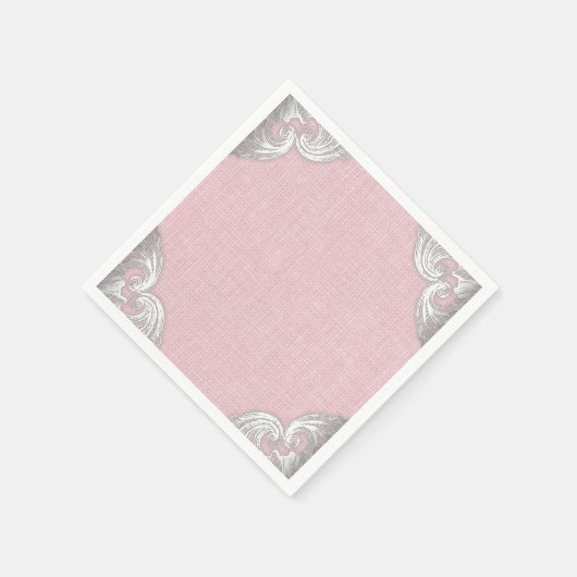 Burlap Paper Napkins Serviette (Ecke)