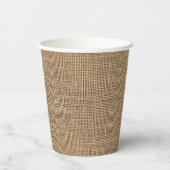 Burlap Pappbecher (Rückseite)