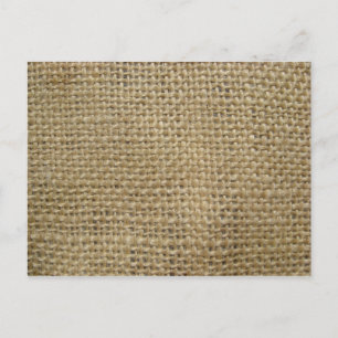 Burlap Postkarte