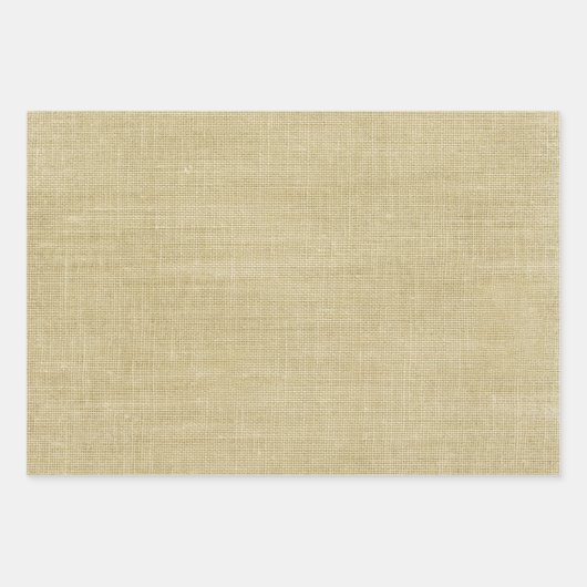 Burlap Red Kariert Geschenkpapier Set (Vorderseite 2)