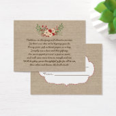 Burlap red Kein Wrapper-Display Brautparty Geschen (Schreibtisch)