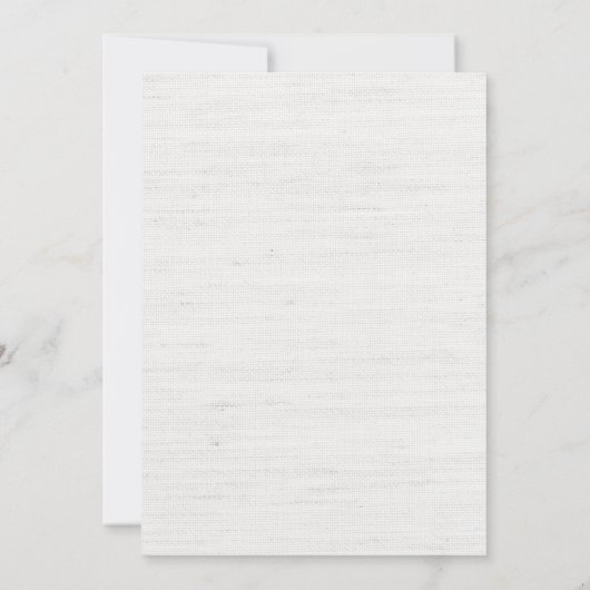 Burlap Rustic Jar Wedding Einladung (Rückseite)